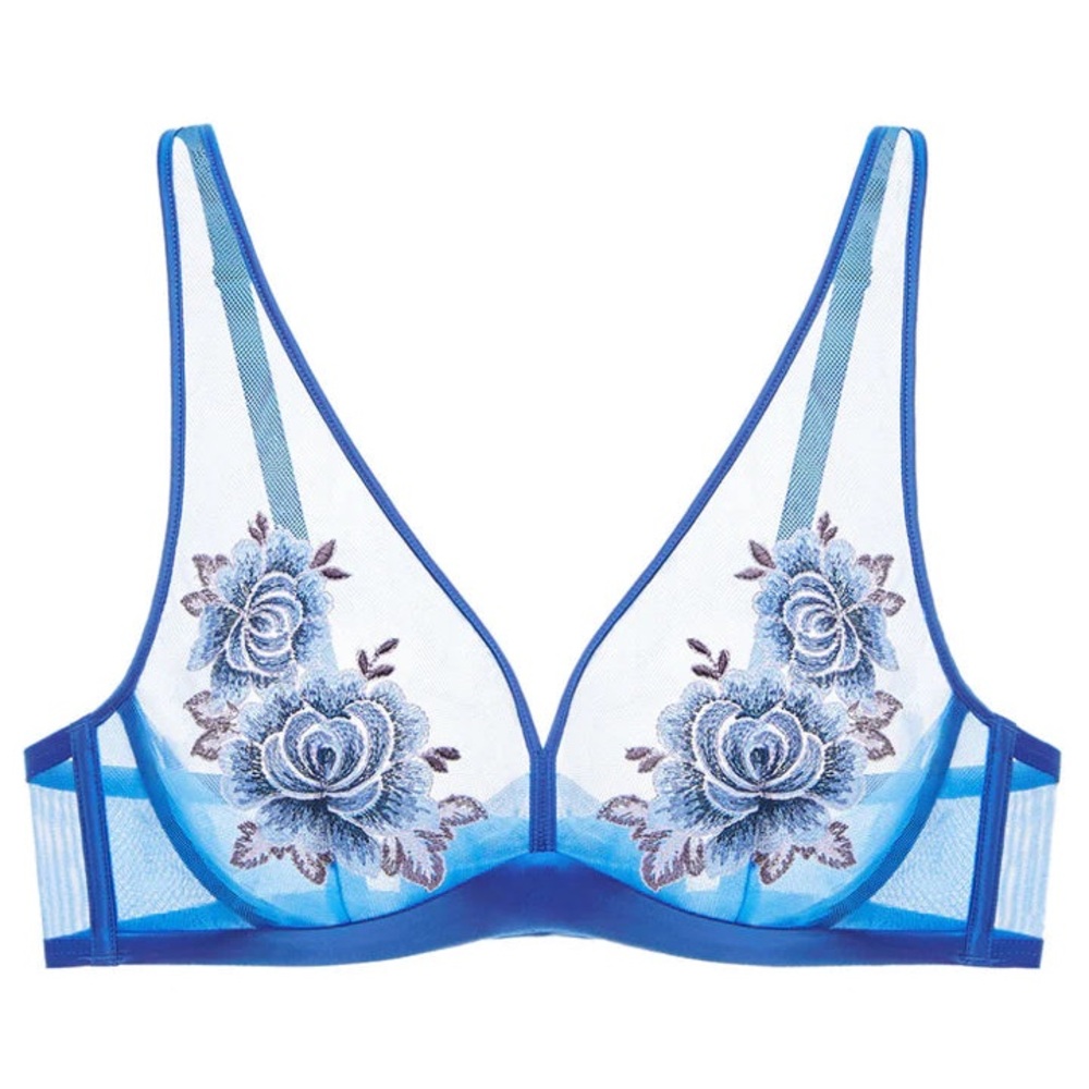 Understance Blue Flower Bralette
